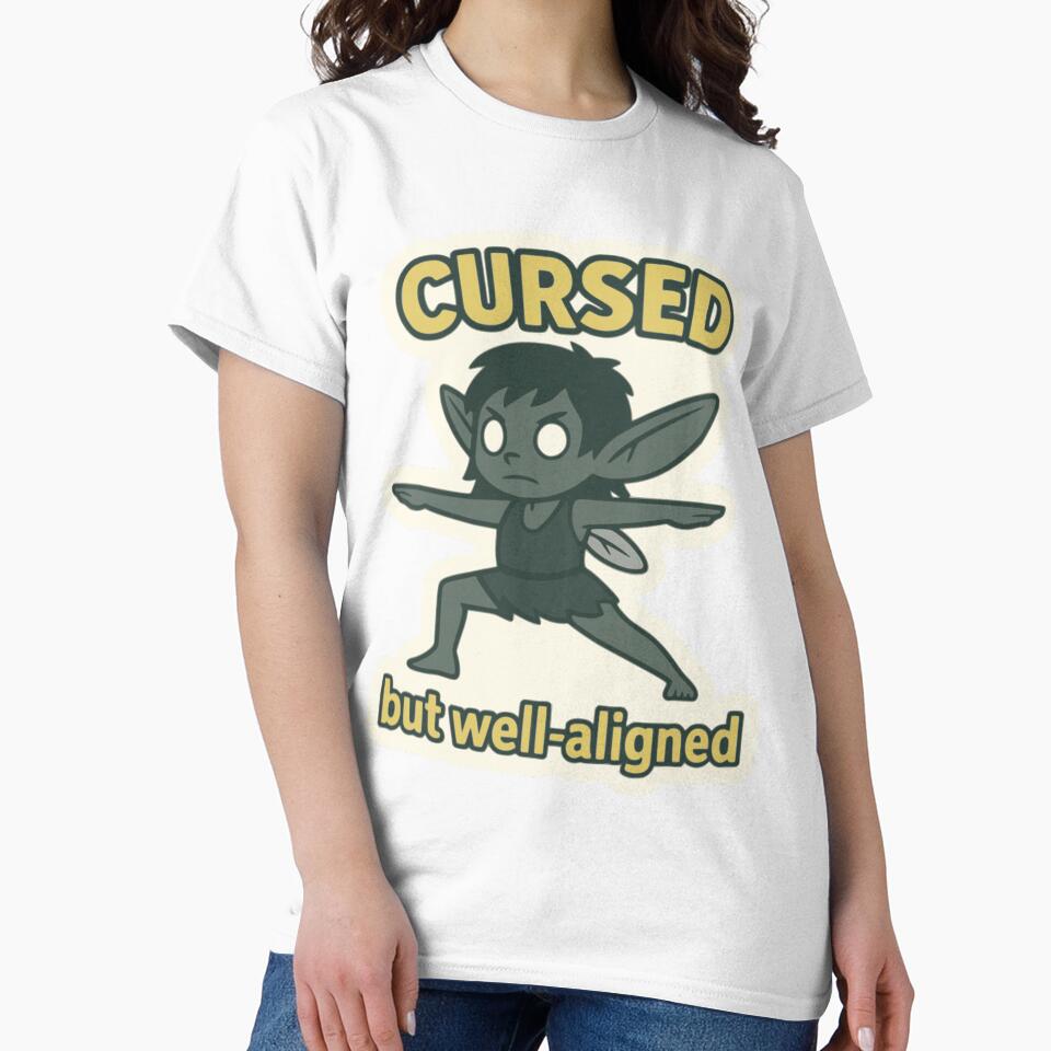 Cursed but Well-Aligned — Dark Fairy Yoga by DarkEggFactory