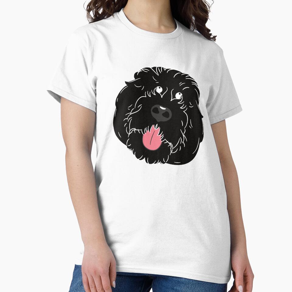 Cute Sheepadoodle Dog Emoji by Lulupainting