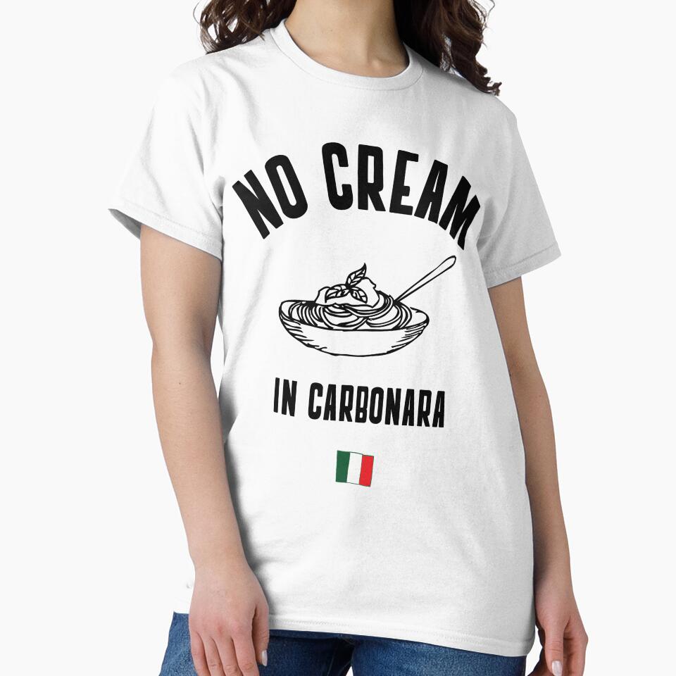 No Cream In Carbonara by PosMoodStudio