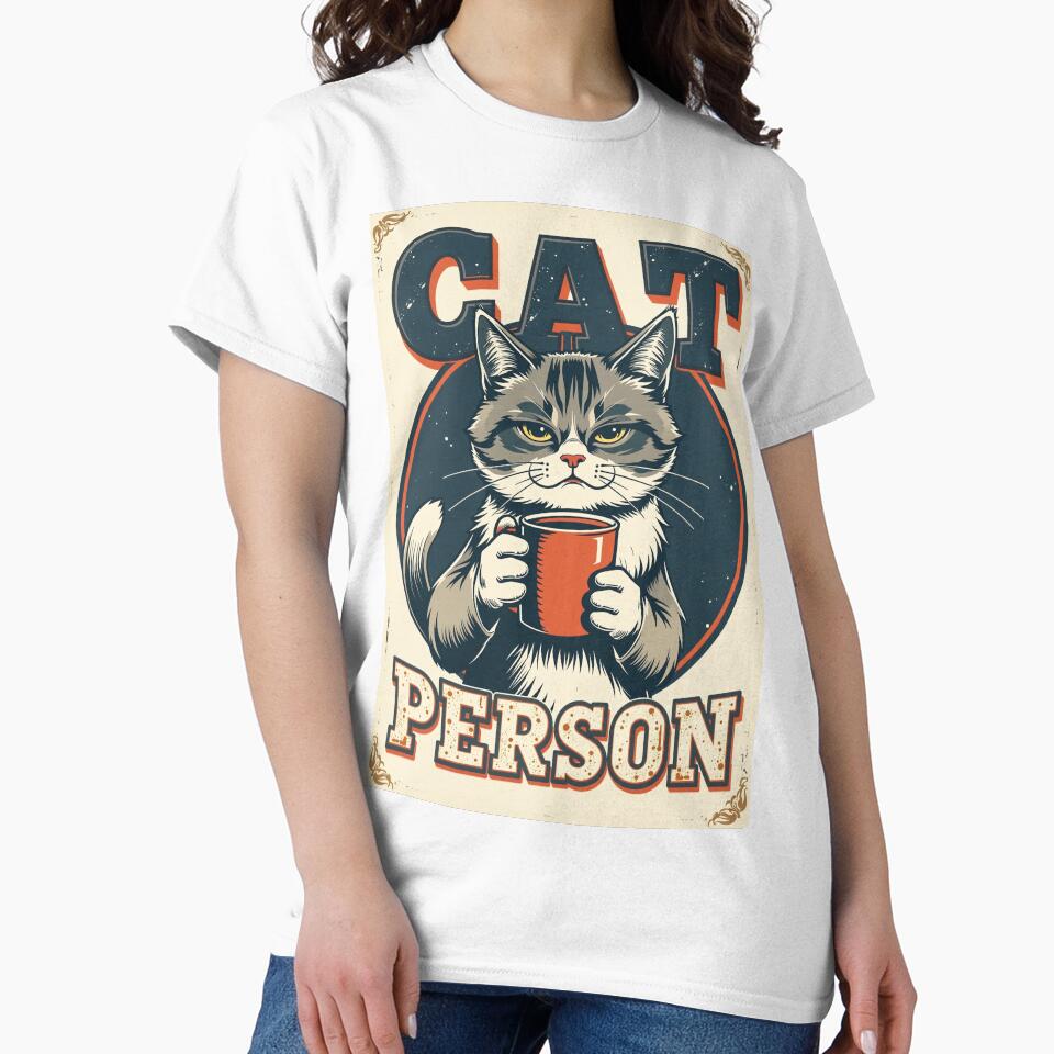 Cat Person - Funny Cat Lover Vintage by dosuki Store