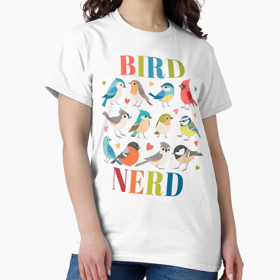 Bird Nerd, Bird Watching Love by EnchantTee
