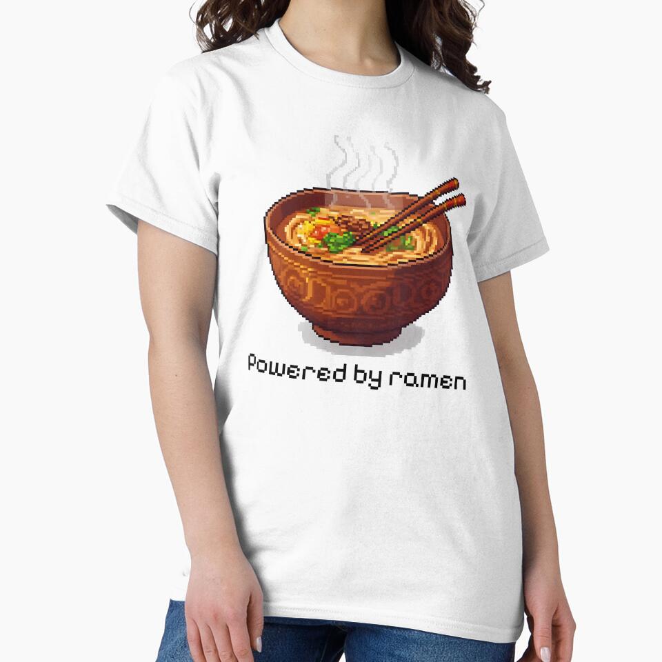 Cute 8‑Bit Ramen Bowl Design by BitPlease