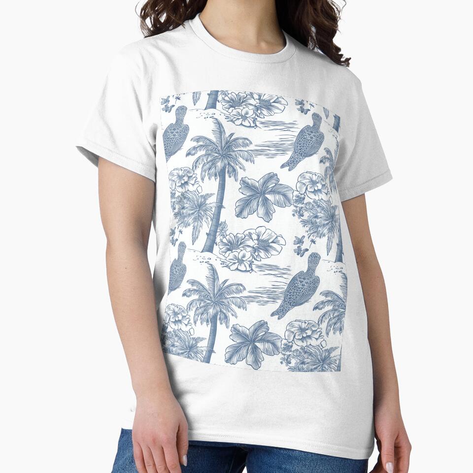 Waterproof flower pattern I'love flower pattern by MOONE FLOWER