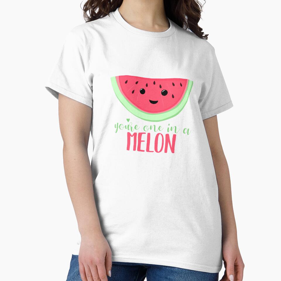 One in a MELON - Melon Pun - One in a million - Valentines Day Pun - Anniversary Pun - Birthday Pun - Fruit Pun by JTBeginning-x