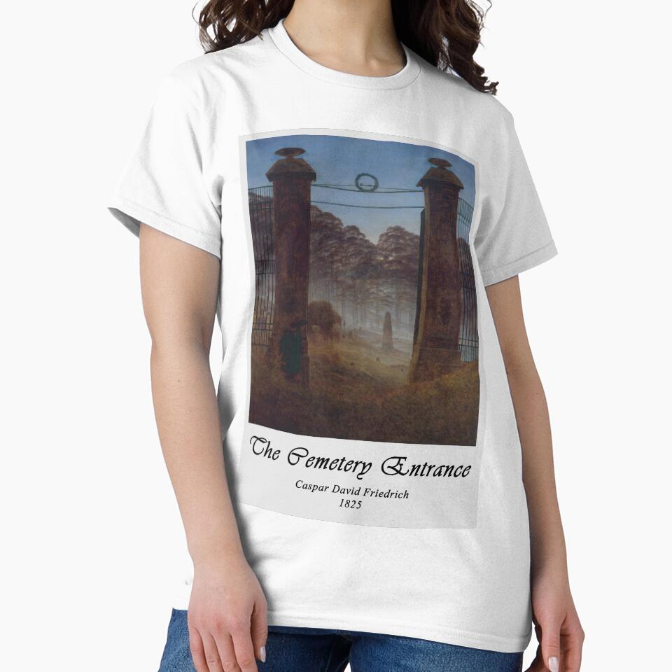 The Cemetery Entrance - 1825 - Caspar David Friedrich by THASSON