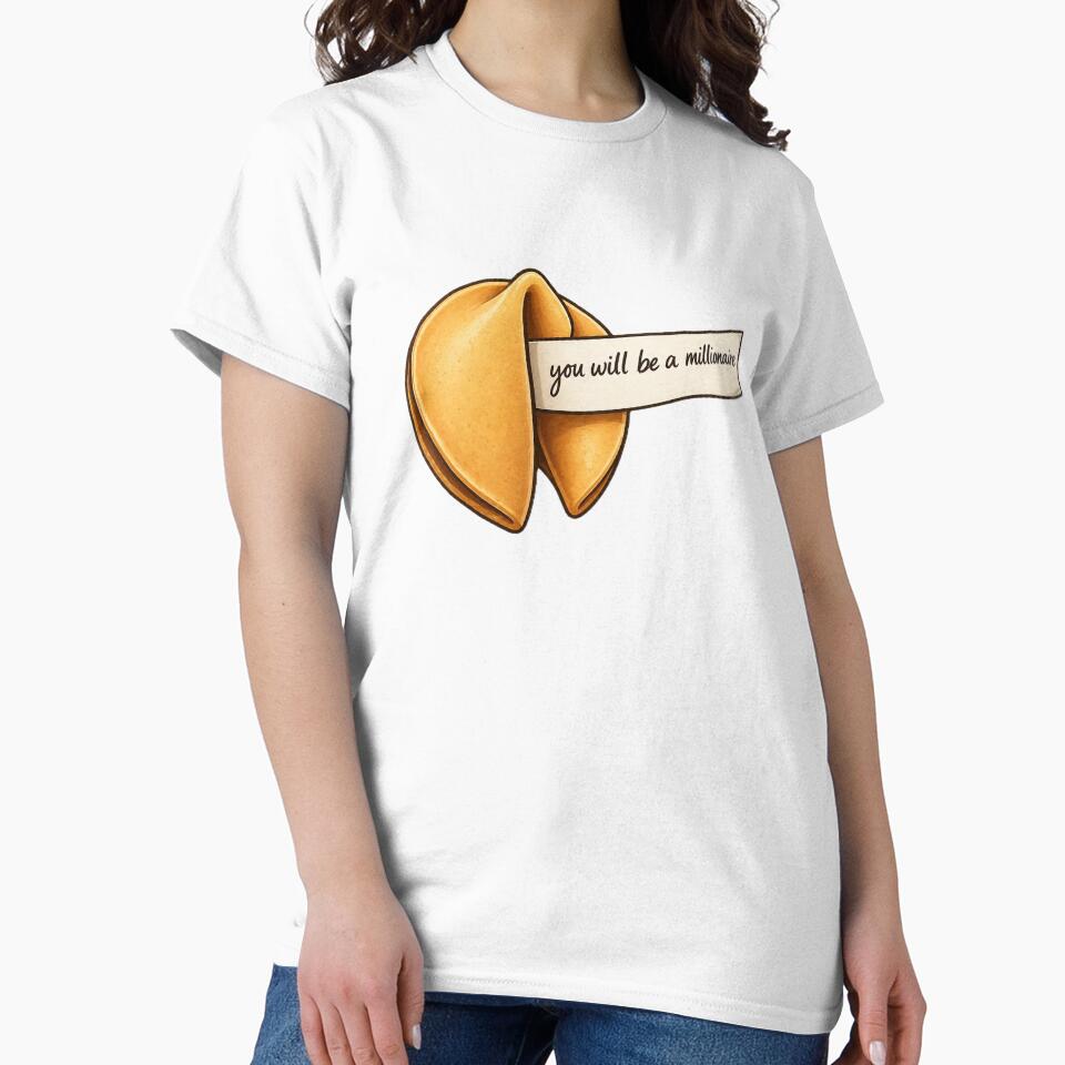 Funny Fortune Cookie Millionaire Quote by FEEL GOOD CLUB DESIGNS