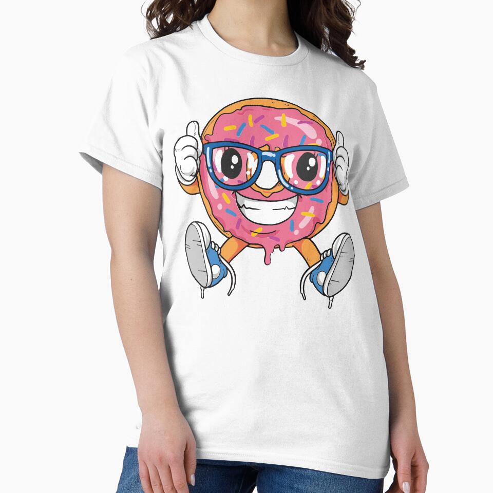 Nerdy funny donut by VytisPrints