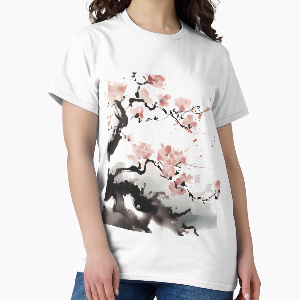 Cherry blossom with Japanese ink by goodday Japan