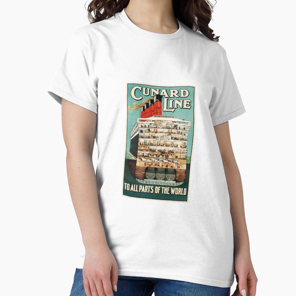 Vintage Cruise Travel Art by Marlene Watson-Hall