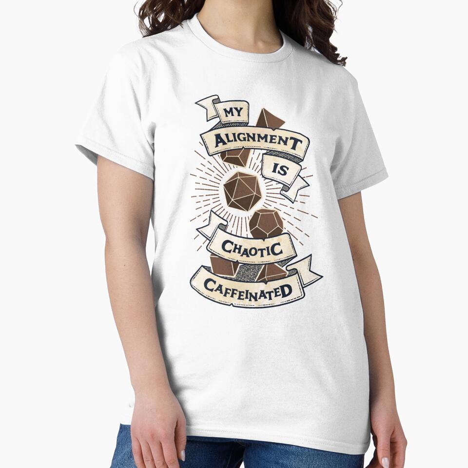My Alignment is Chaotic Caffeinated DnD by wolfkin-design