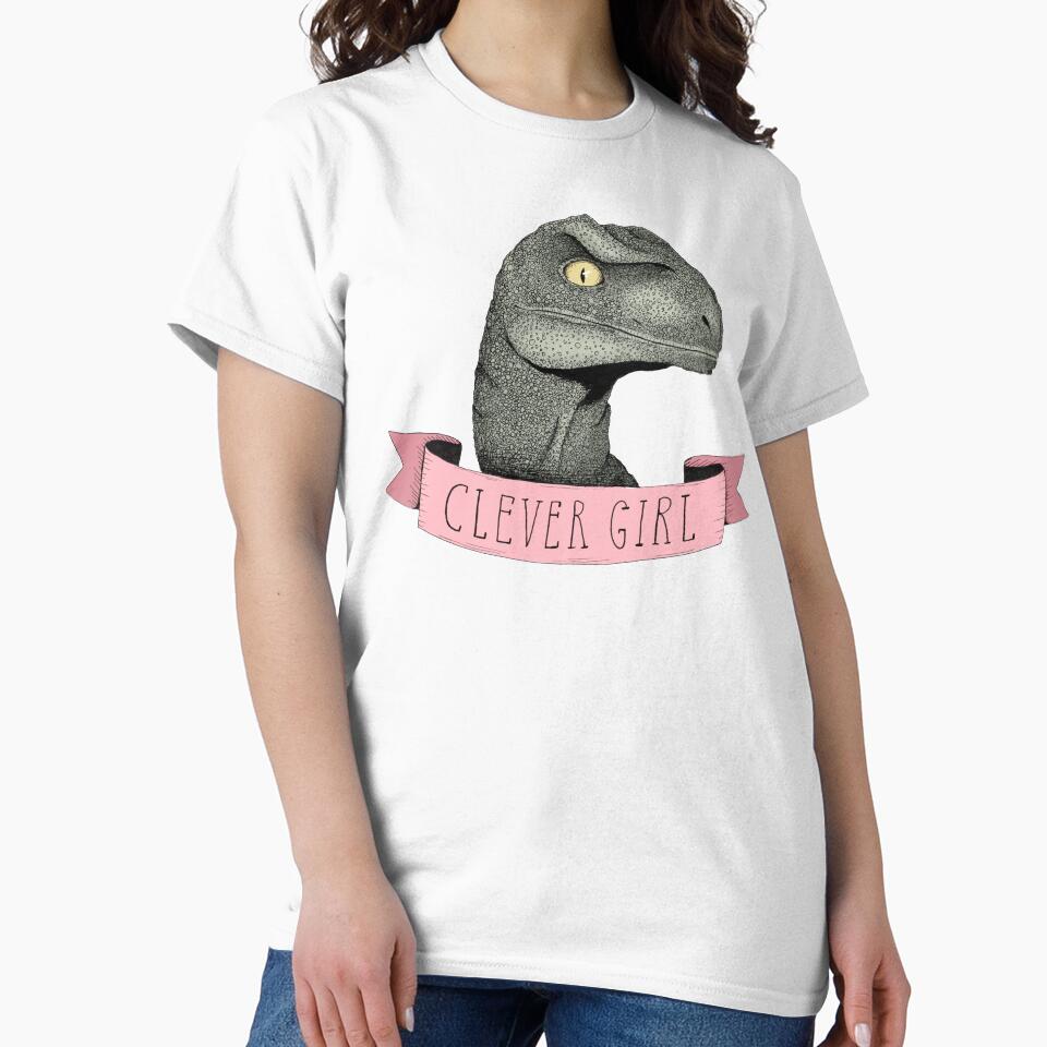 Clever Girl raptor dinosaur by agrapedesign