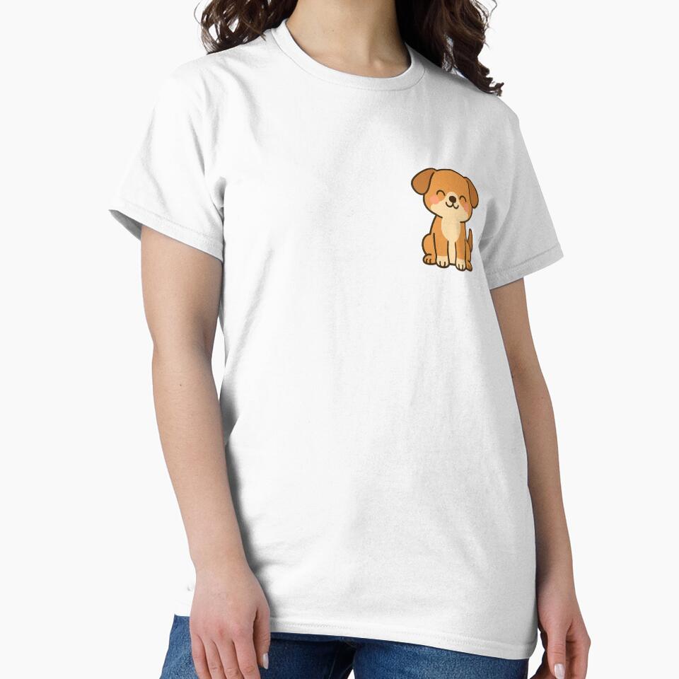 Cute Kawaii Dog – Adorable Cartoon Puppy Gift for Dog Lovers by ChillTofu