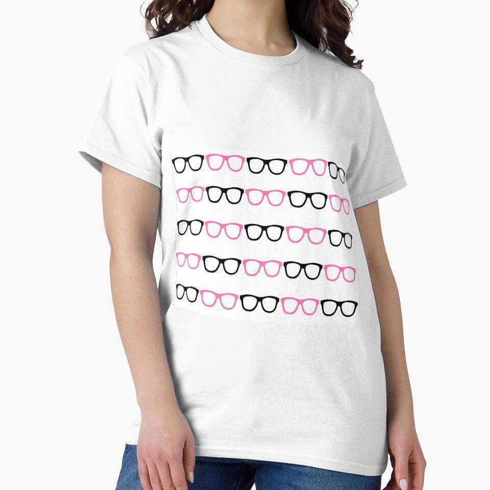 Black and Pink Nerd Glasses by GeekyGirlsGarb