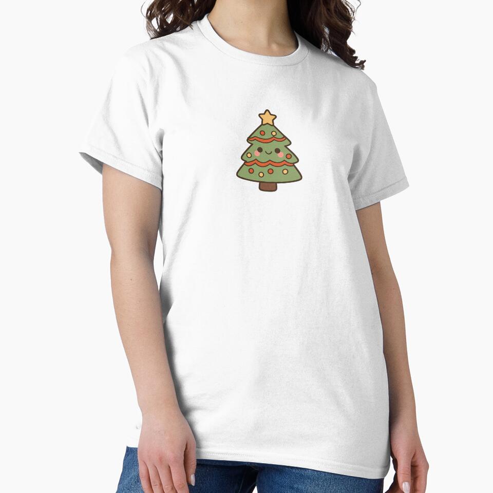 Christmas Kawaii Tree ⭐ Cute Cartoon Holiday Gift by ChillTofu