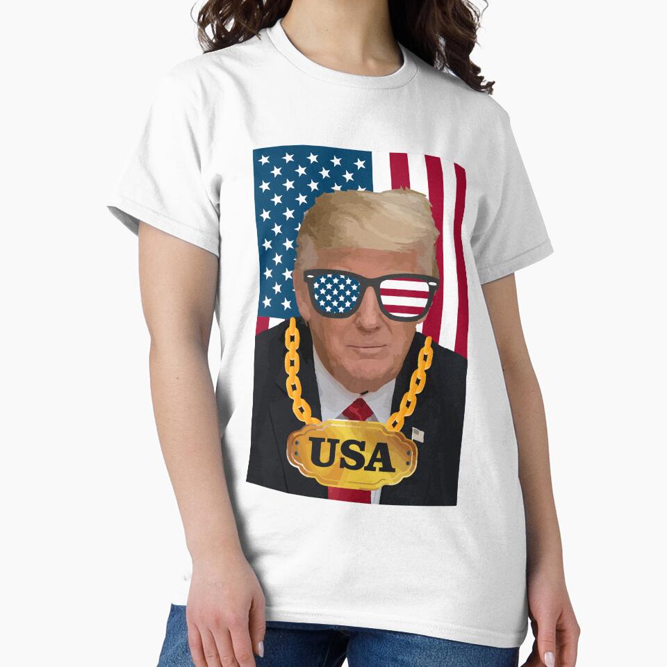 Donald Trump Gangsta USA T-Shirt by AllStarMerch