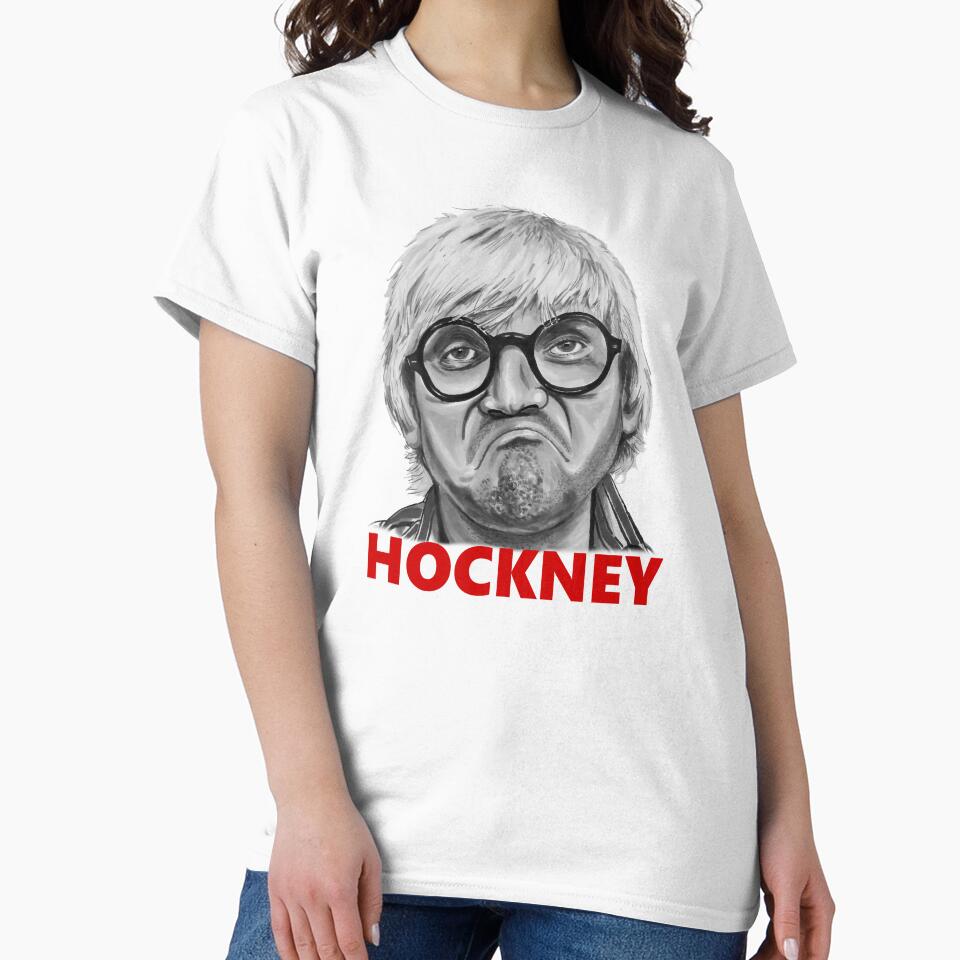 My original portrait of British artist David Hockney by smadge
