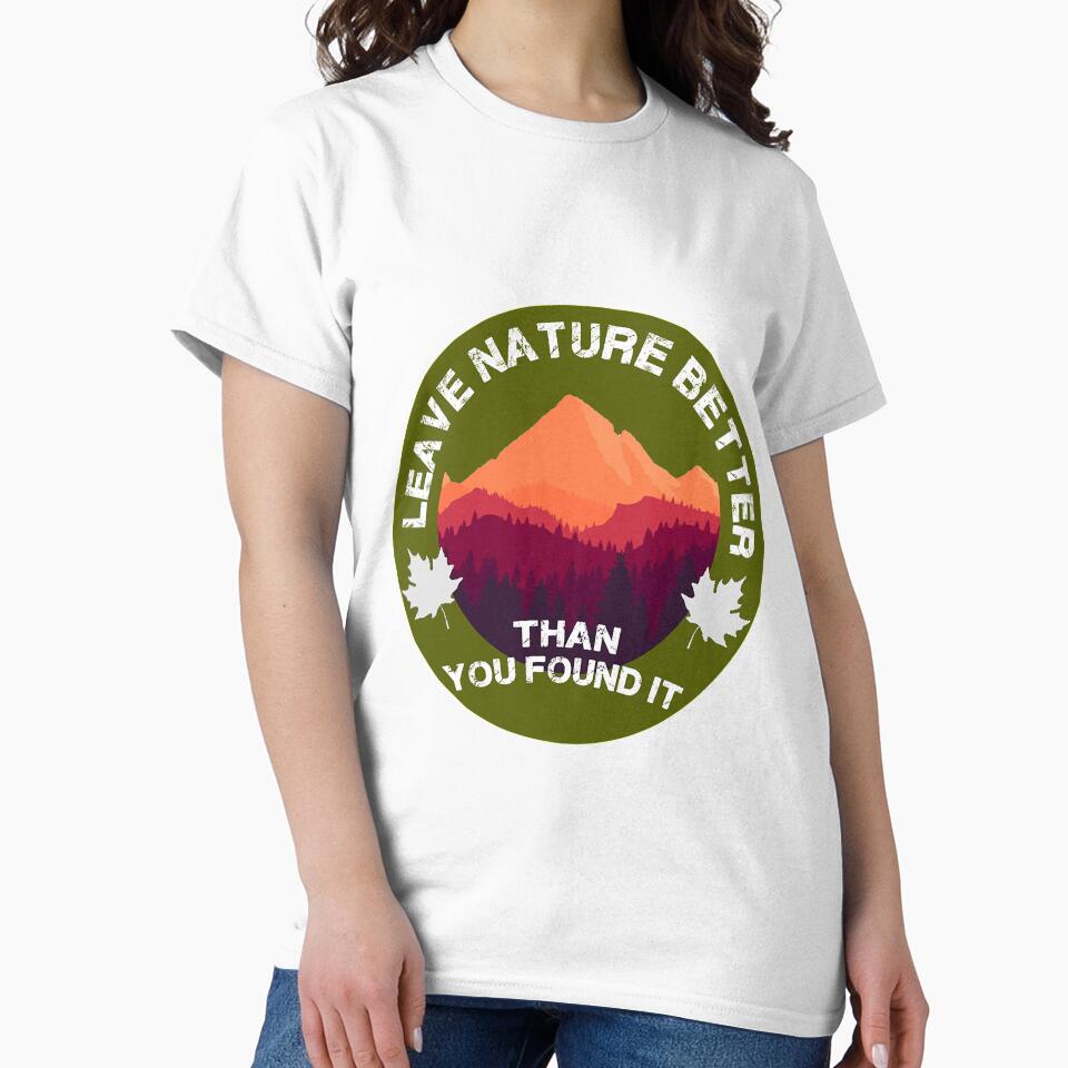 Leave No Trace Respect Shirt - Love Nature Shirt - Respect Nature t-shirt - Protect nature t shirt - Wilderness Shirt - Wanderlust Nature by happygiftideas