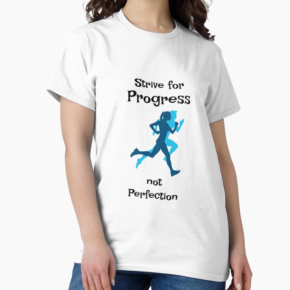 Strive For Progress Shirt - Motivation Shirt - Motivation tshirt - Motivation Mug - Motivation t-shirt - Motivate Sticker by happygiftideas