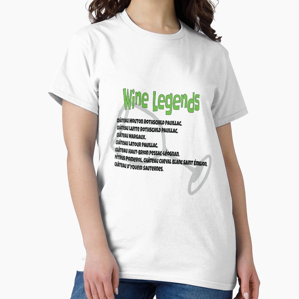 I love wine legends, collecting, drinking and tasting - funny wine shirt , mug gift by happygiftideas