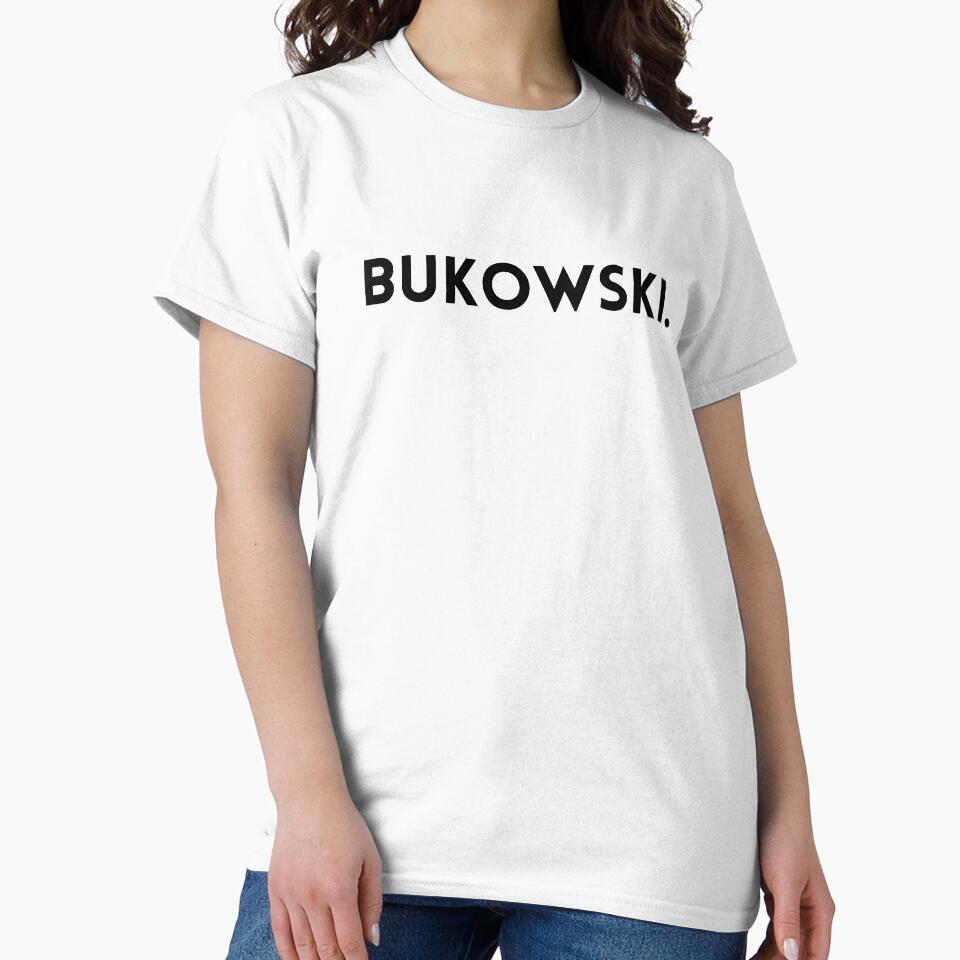 Charles Bukowski Minimalist Name Design by savantdesigns