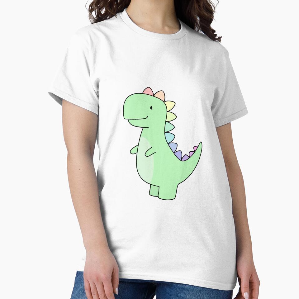 Cute rainbow dinosaur by sowing