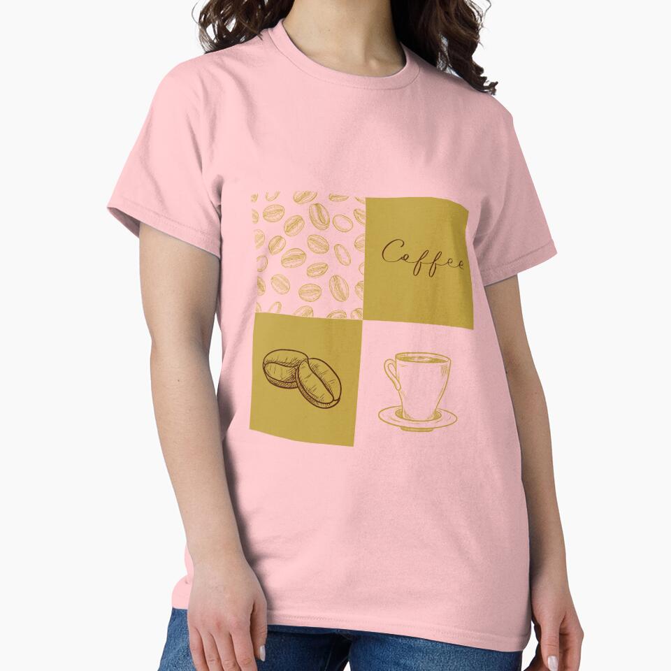 Coffee Grid Pattern by trendingatees