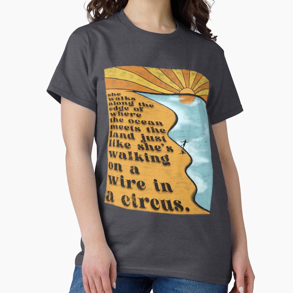 She Walks Along The Edge by eoidesign