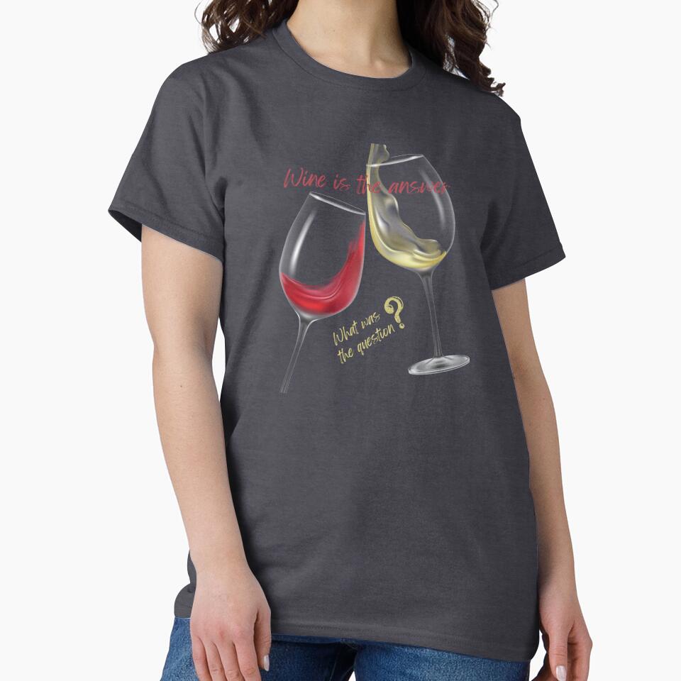 Wine is the answer by Petthecatshop