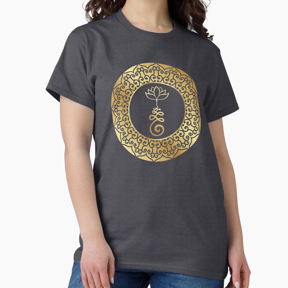 Golden Lotus Mandala by S Cube Design