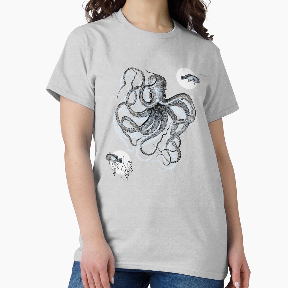 Vintage Octopus • Nautical by Rike Mayer