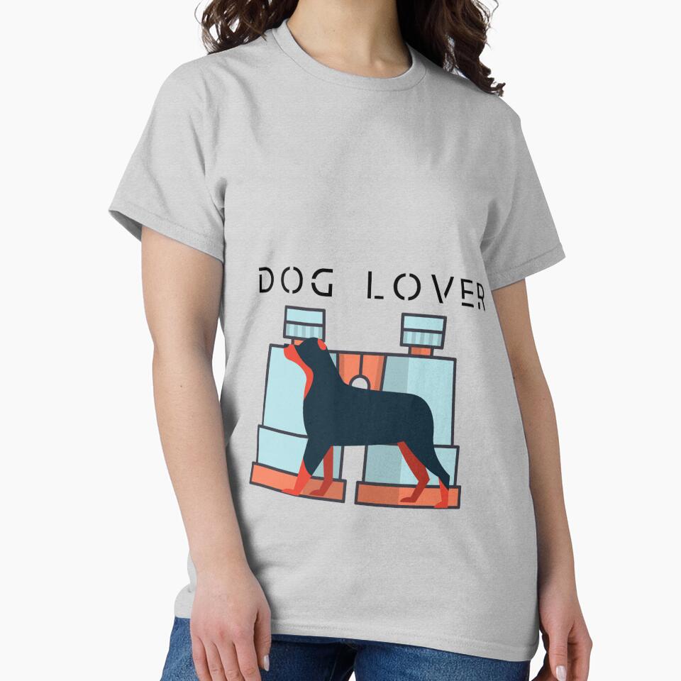 Dog Lover T shirt by vipinder