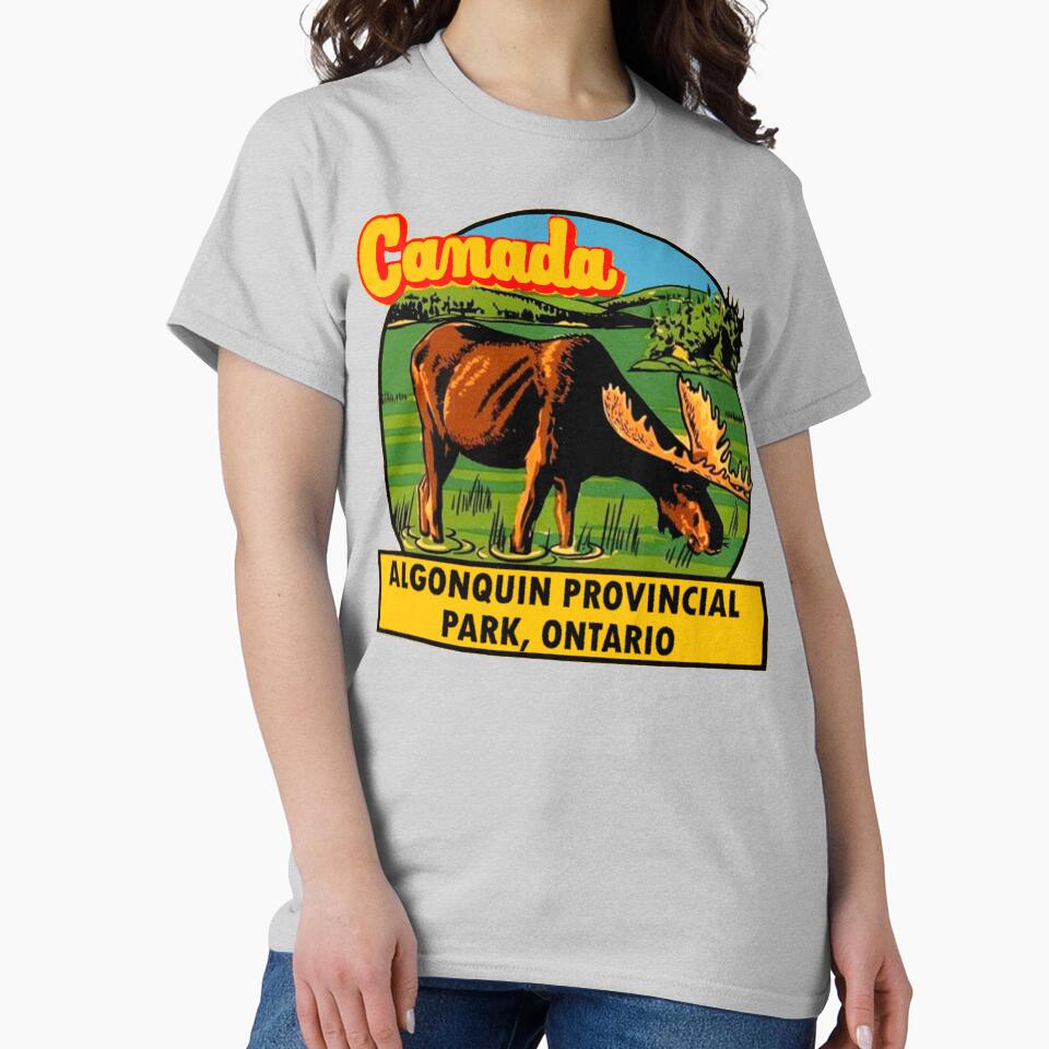 Algonquin Provincial Park Ontario Vintage Travel Decal by hilda74