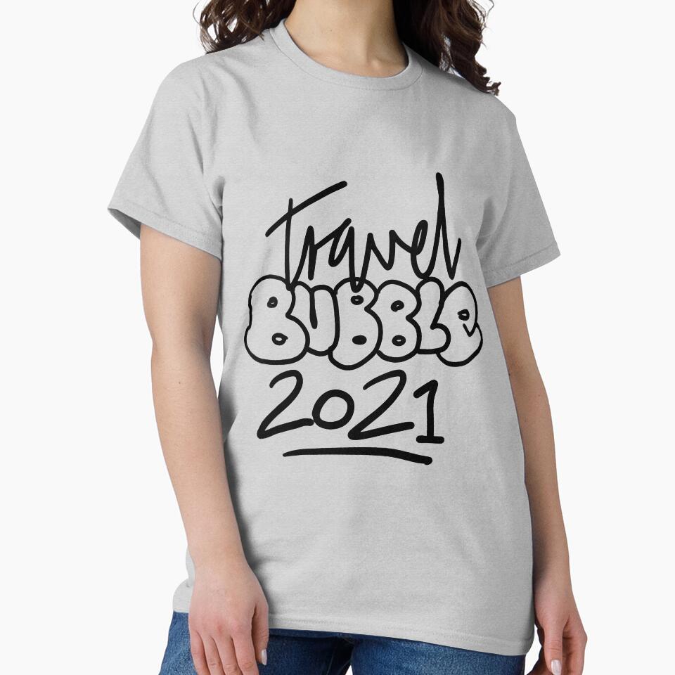 Travel Bubble T-Shirt, Australian Travel Bubble 2021 Shirt, Funny Australian and New Zealand Travel Bubble Tee by sketchNkustom
