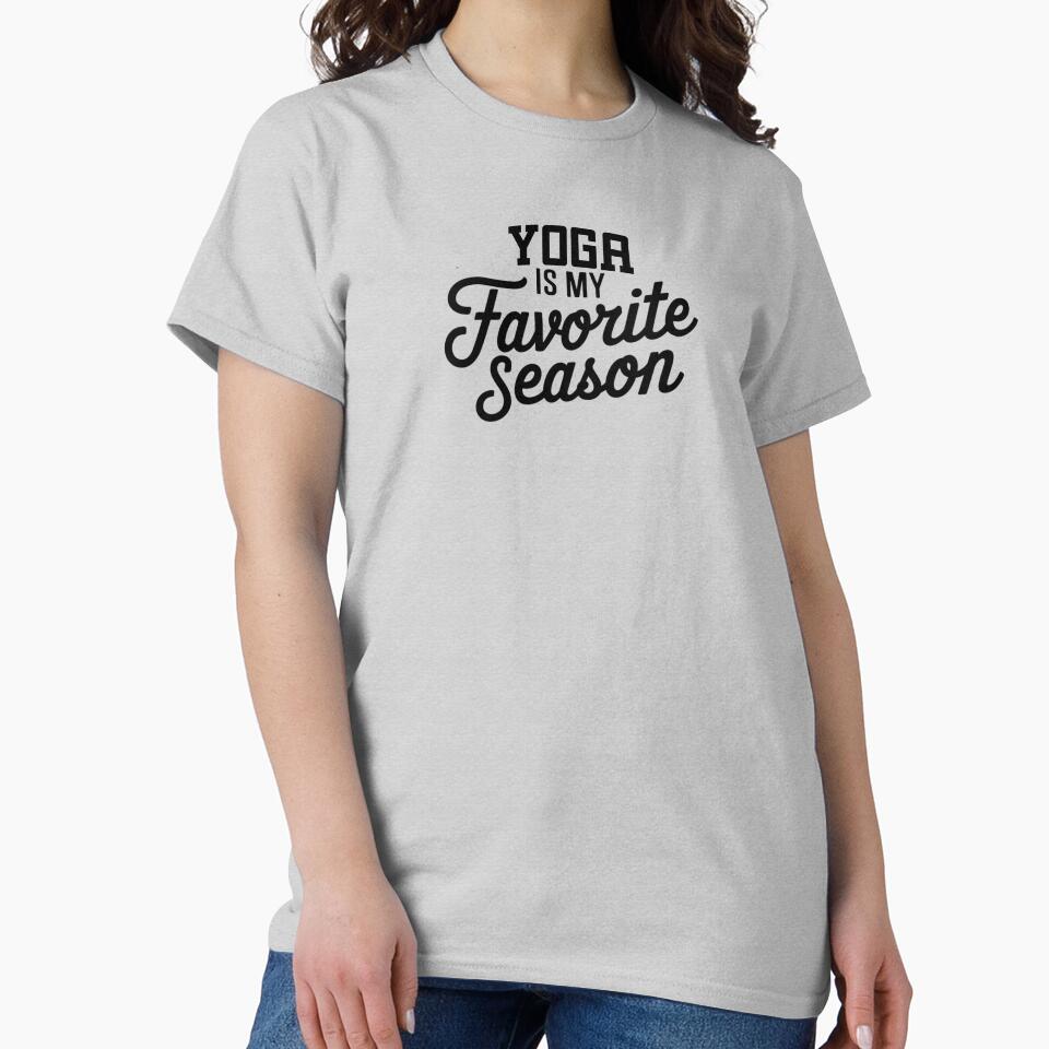 Yoga is My Favorite Season Funny Yoga Lover by Oussinc