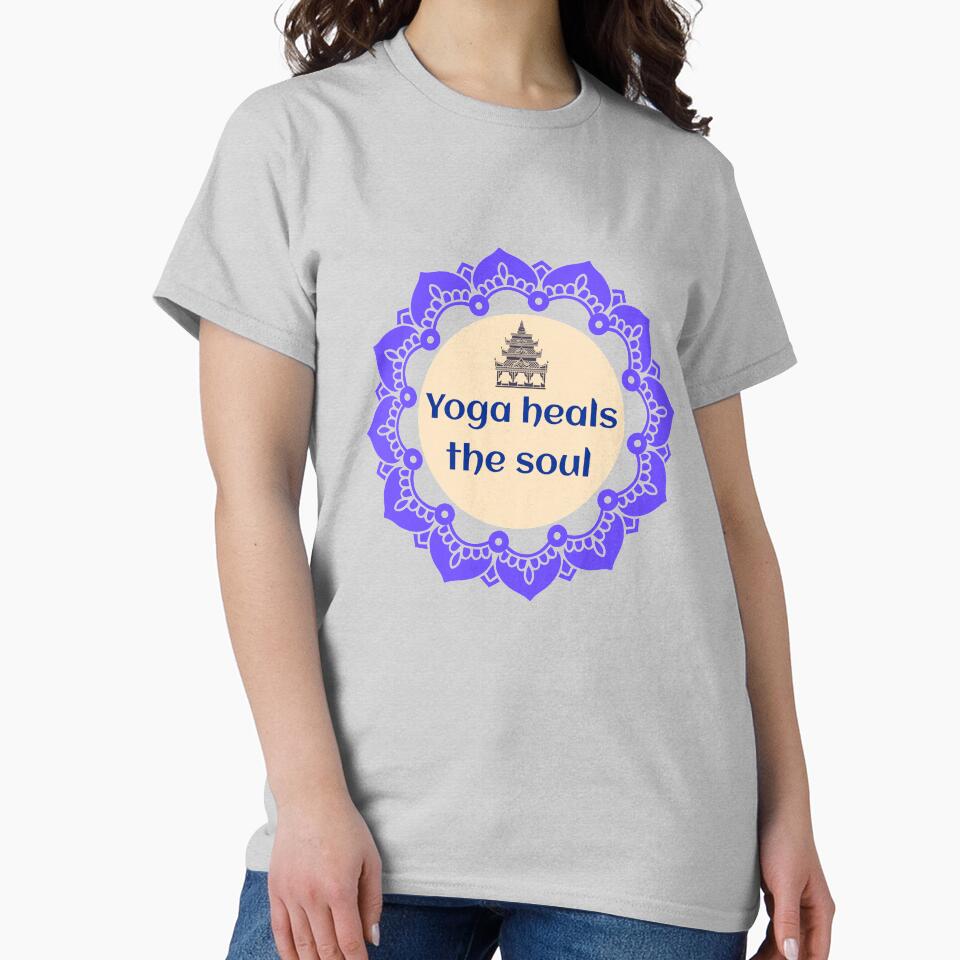 Yoga Heals The Soul / Namaste / Yoga Design / Meditation / Yoga Lover by RedBoyShop