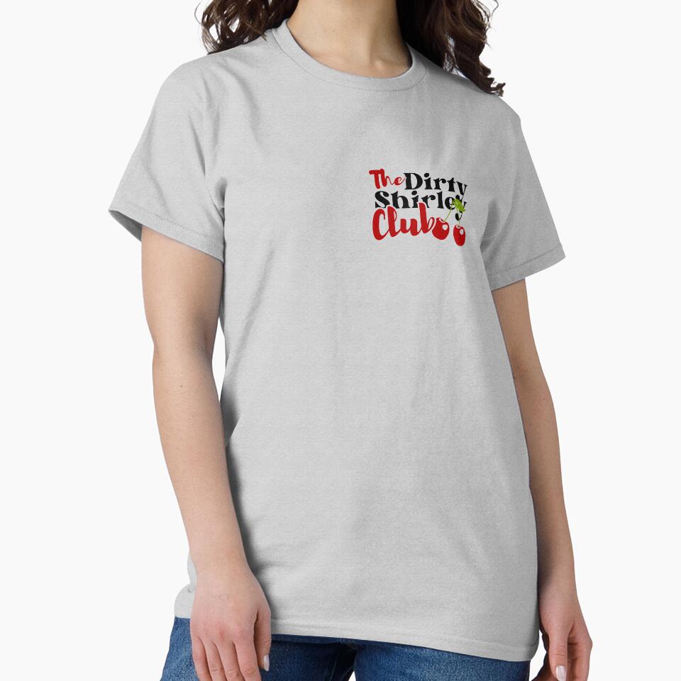 The Dirty Shirley Club - Fun & Playful Cherry-Themed Design by Stickers by @molllyclare