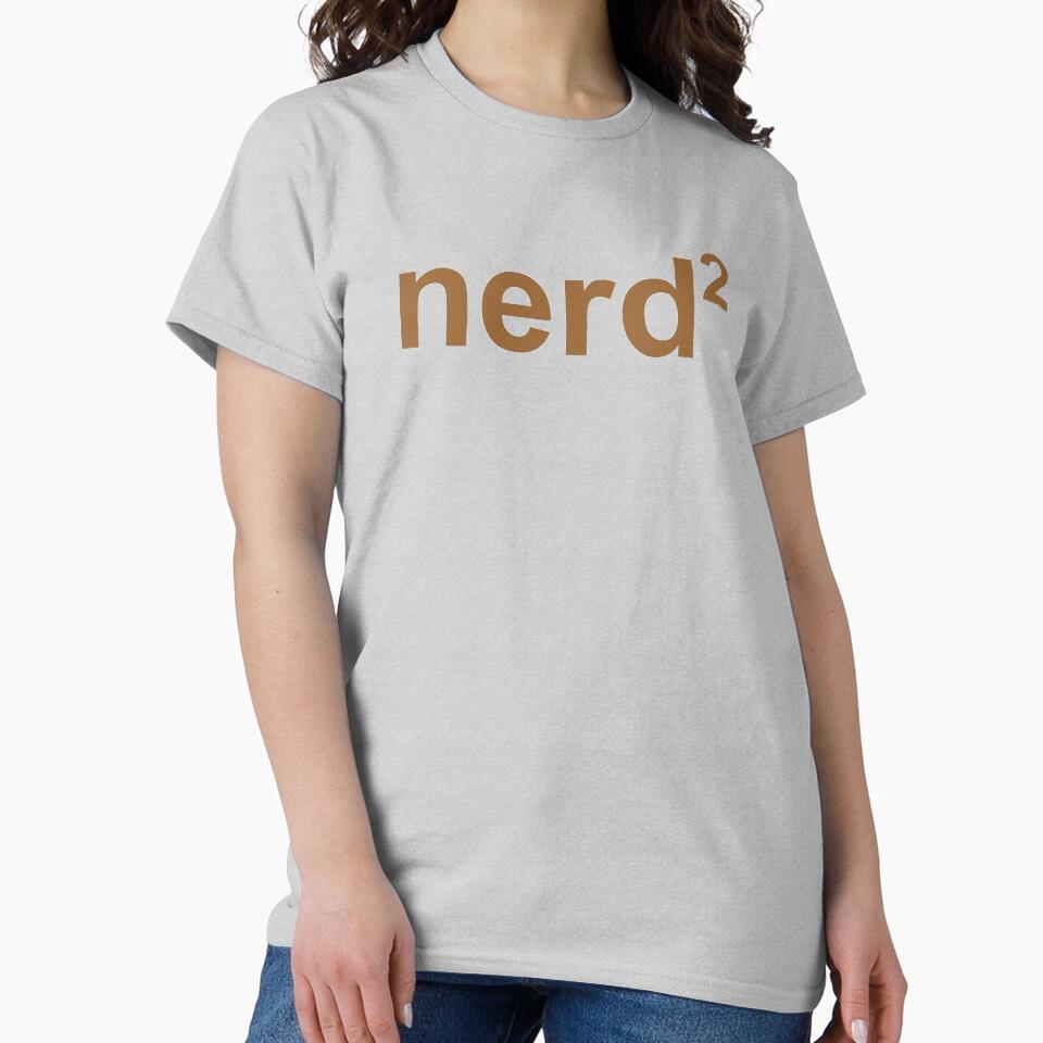 Nerd Squared - Funny Gifts for Science Geek and Math Nerd to the Second Power by merkraht