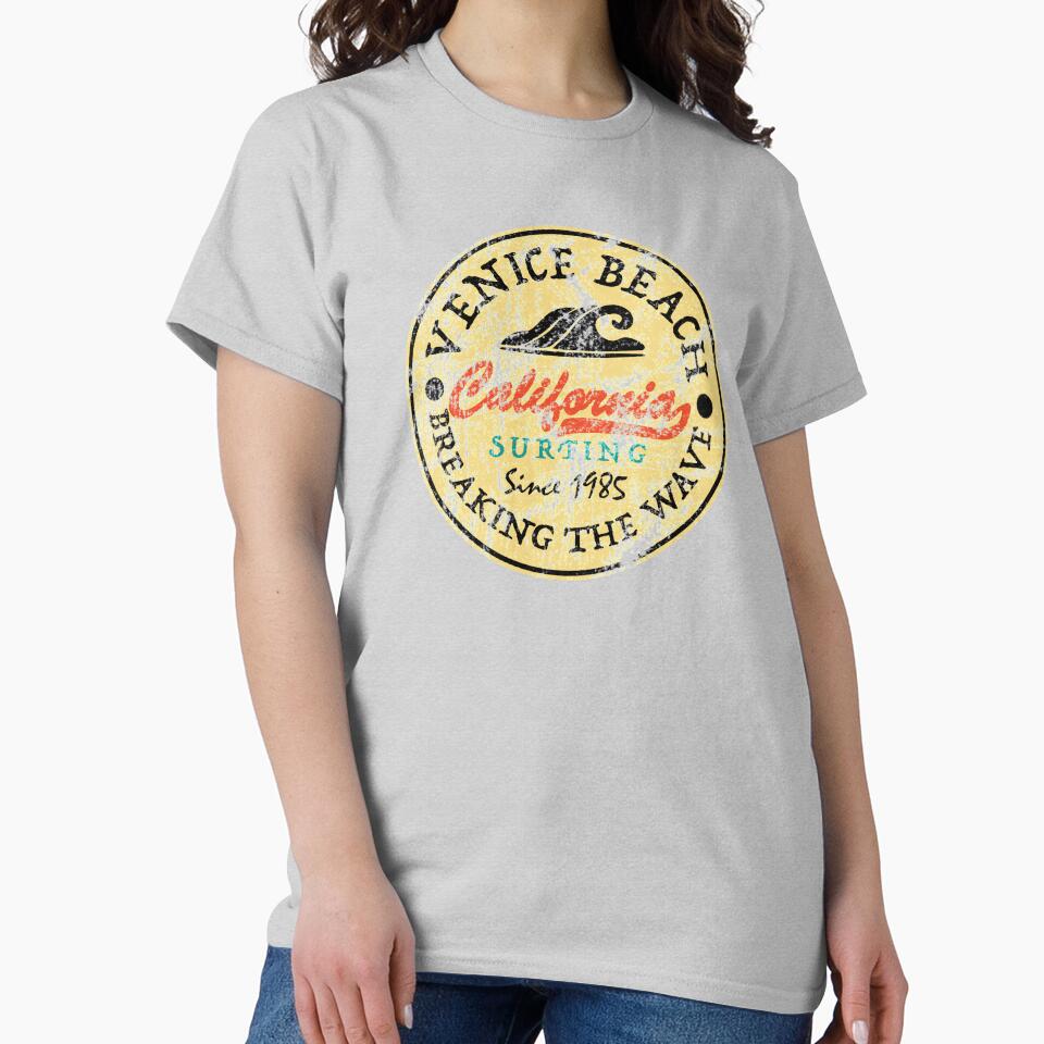Vintage Surf Sticker Venice Beach California Surfing by TonySpencer