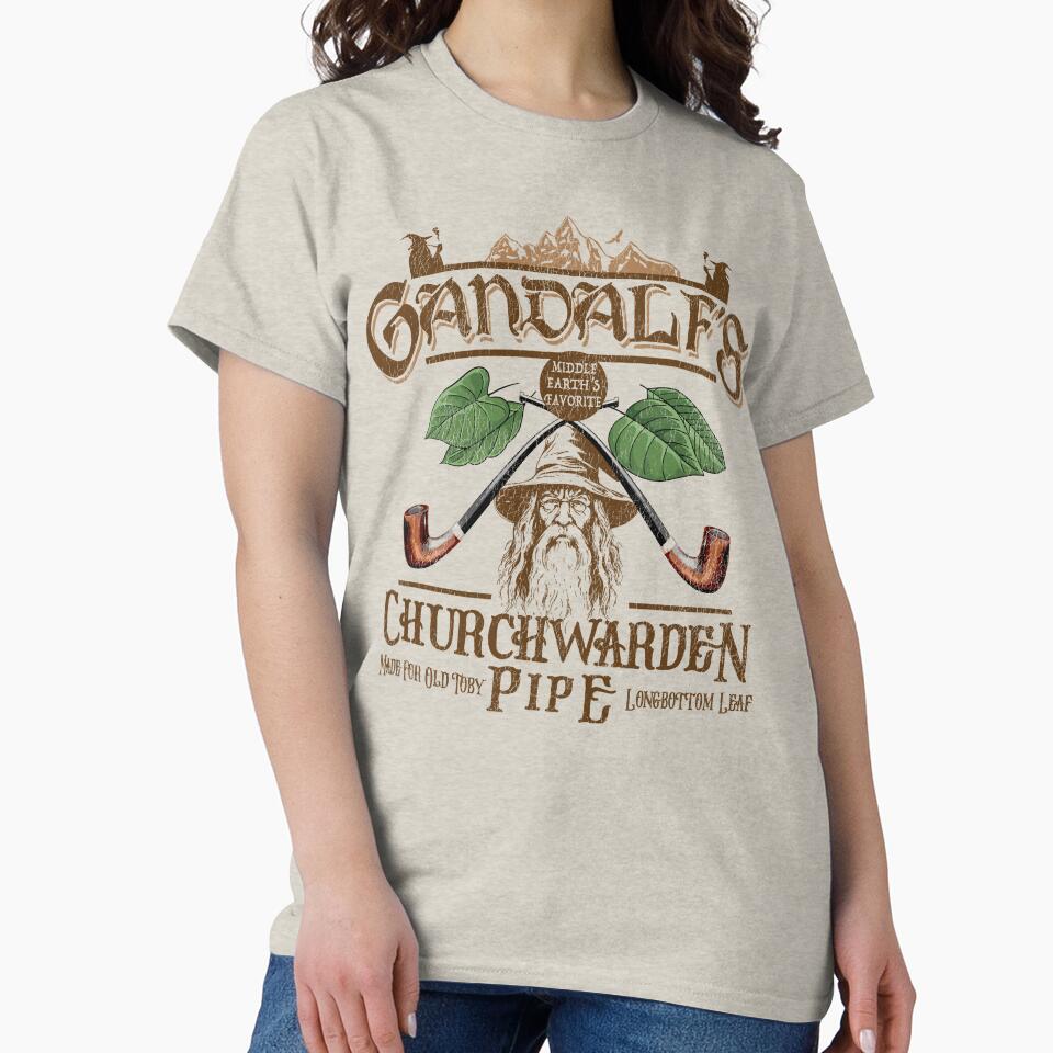 Churchwarden Pipe II Middle Earth's Favorite Worn Lts by Alema Art