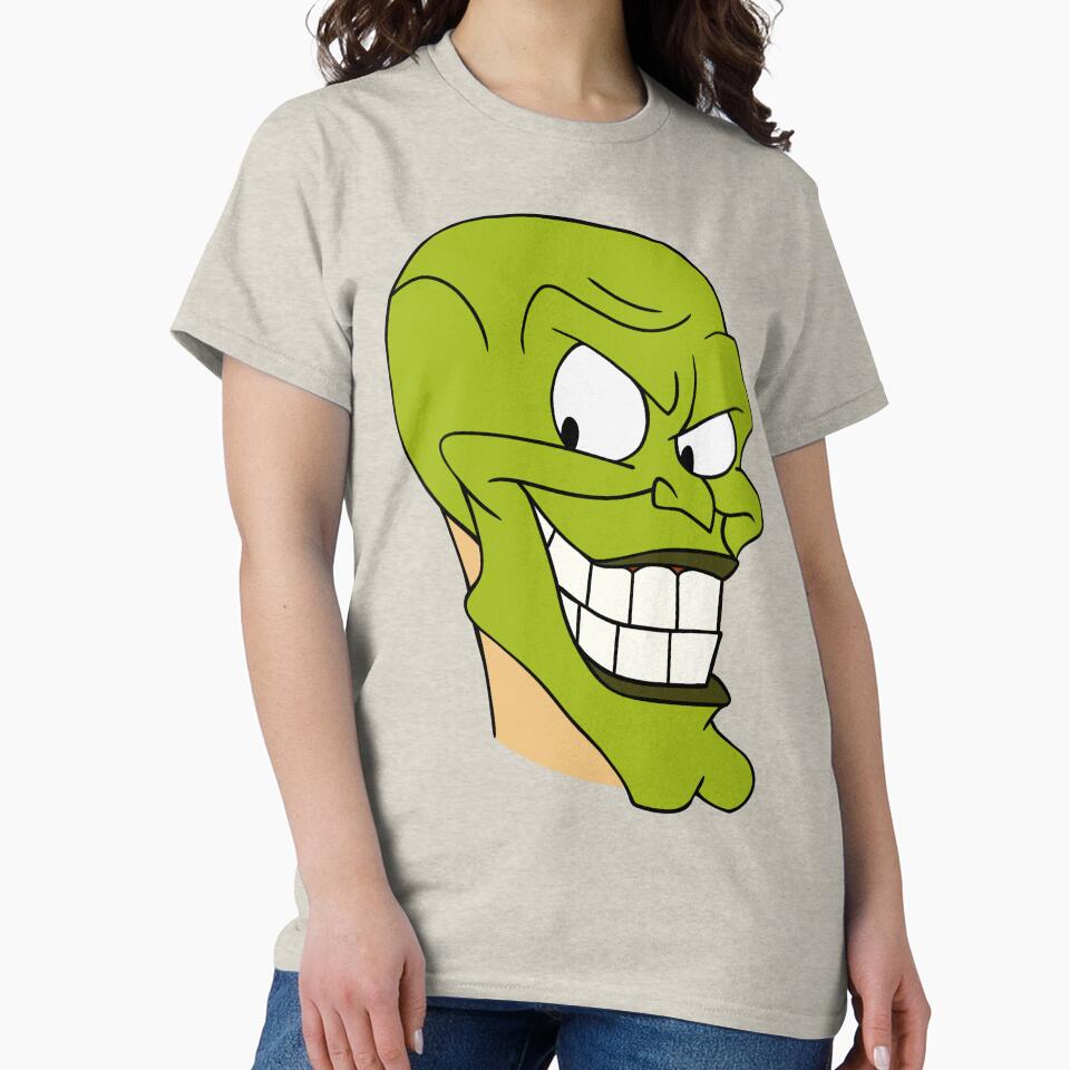 THE MASK Cartoon Headcut - Smokin’ Green Face by ZERO-MIND