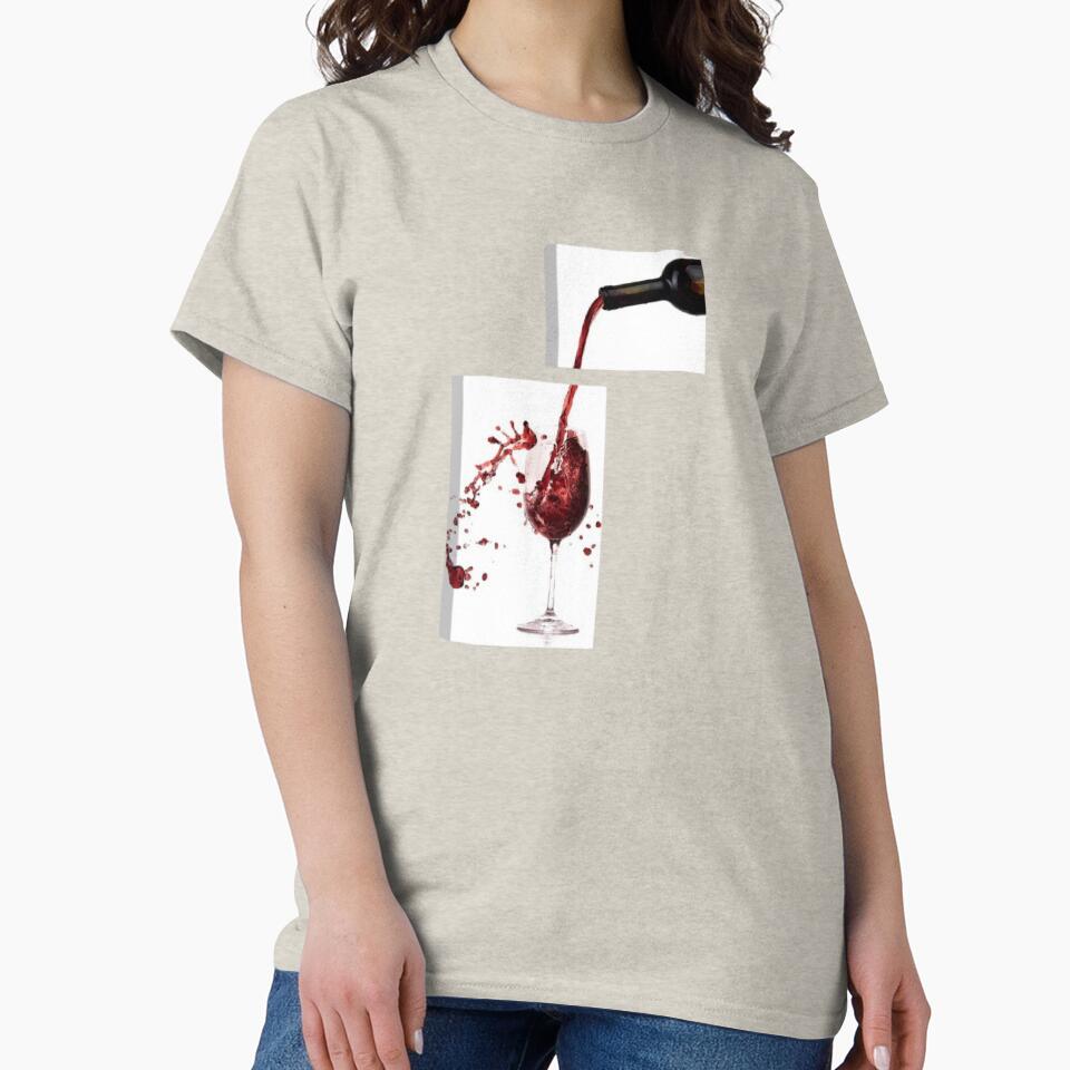 Red Wine Glass - Modern and Elegant Art by AnyeloDesign