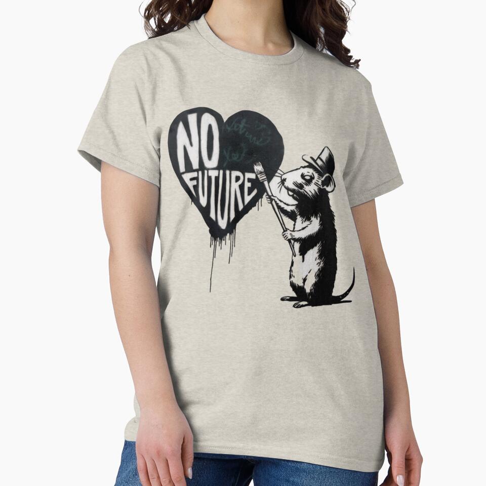 Banksy Rat - No Future by 123ks