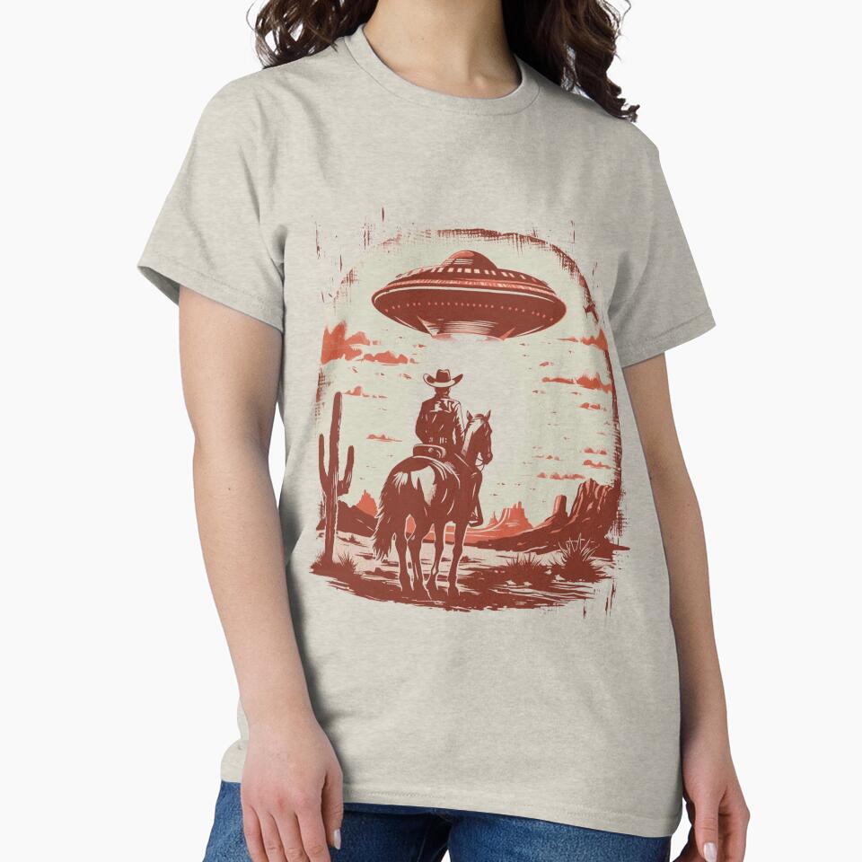 Cowboy Meets UFO - Sci-Fi Western Design by Aredbox