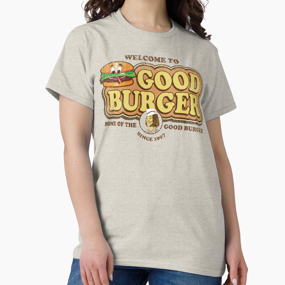 Welcome to Good Burger Worn Out by Alema Art