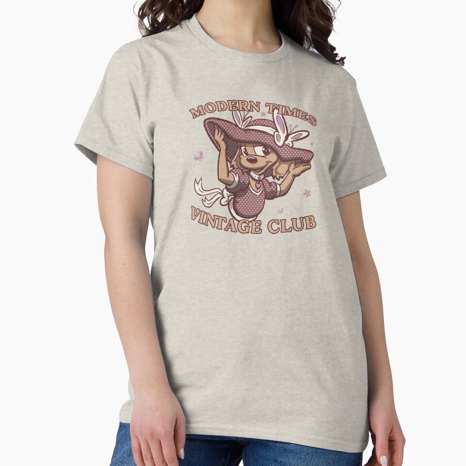 modern times vintage club - cartoon cute dressed puppy by hayrpictures