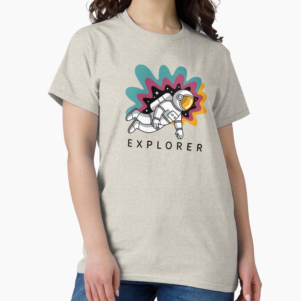 Space Explorer Astronaut – Cute Cosmic Adventure Design by PalmixArt