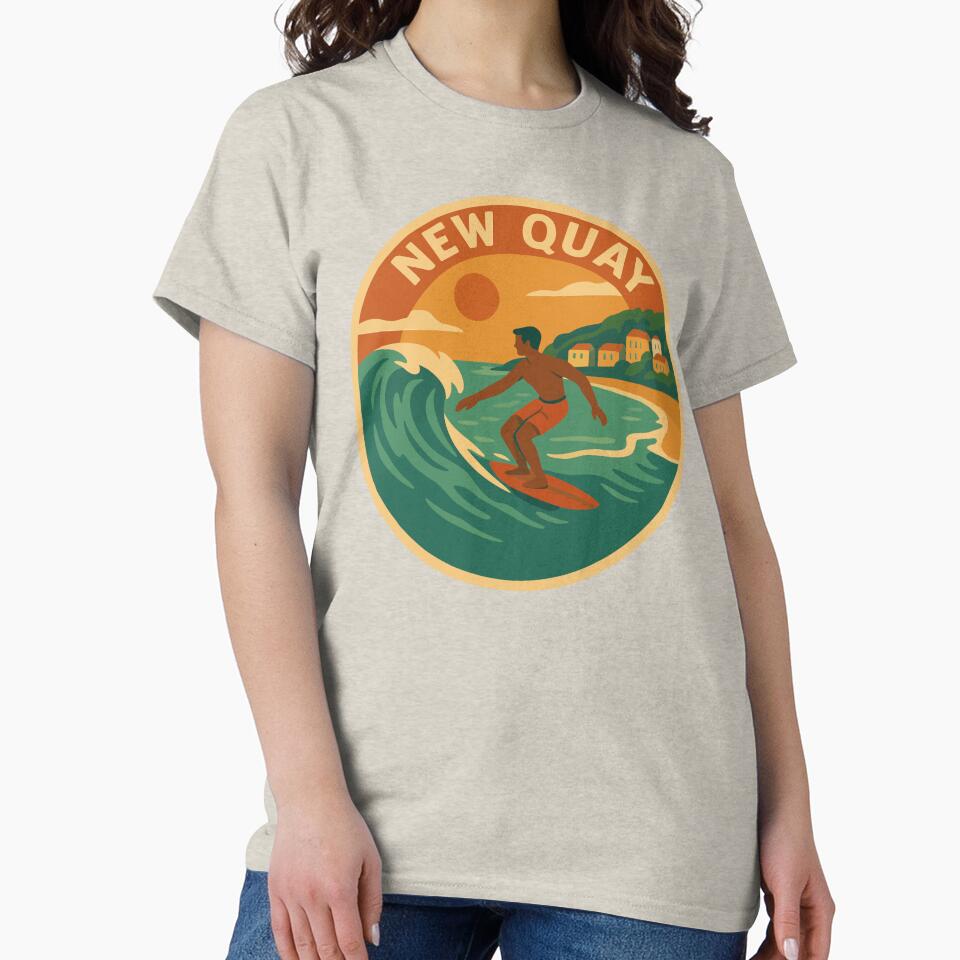 New Quay Travel Souvenir Sticker by rogue-design