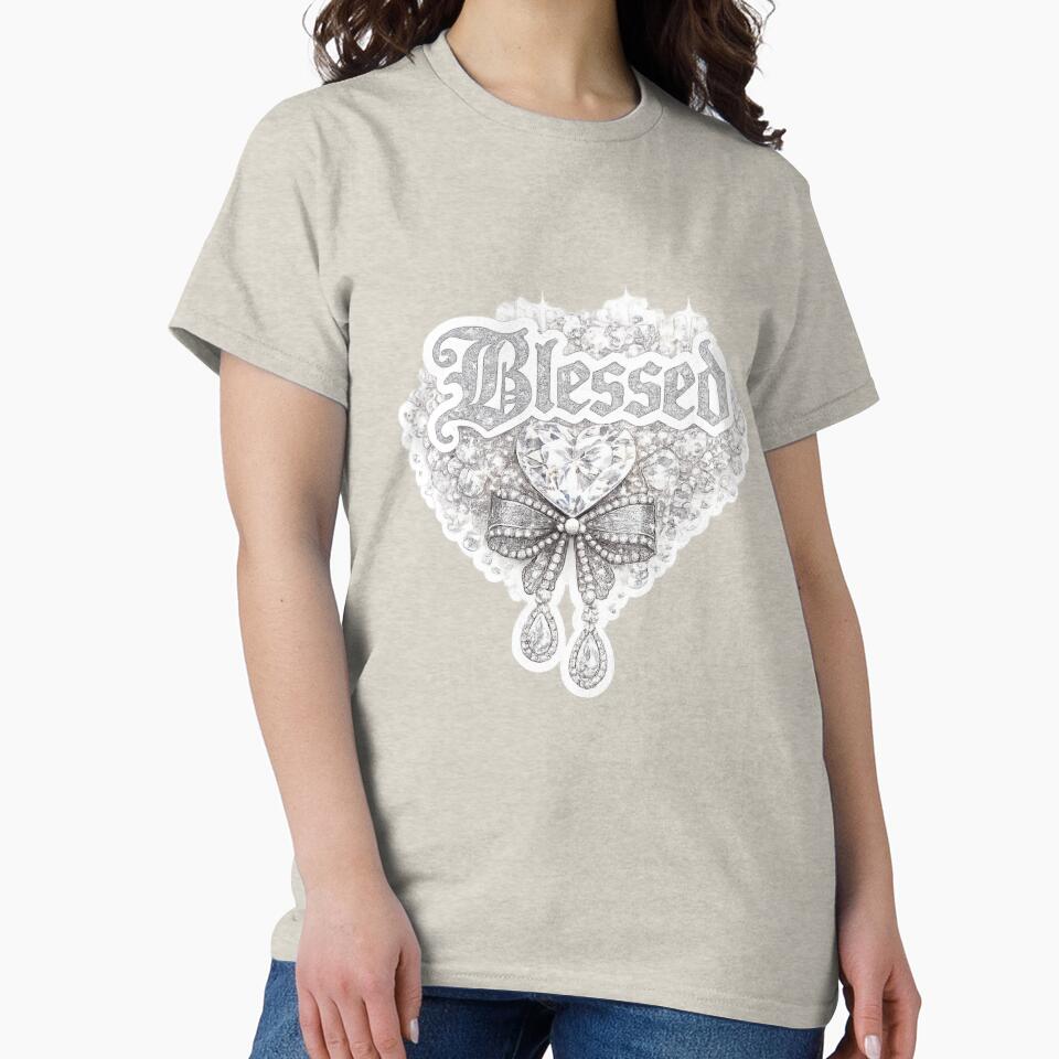 Blessed – Rhinestone Glam Faith Aesthetic Design by Aura.Creative
