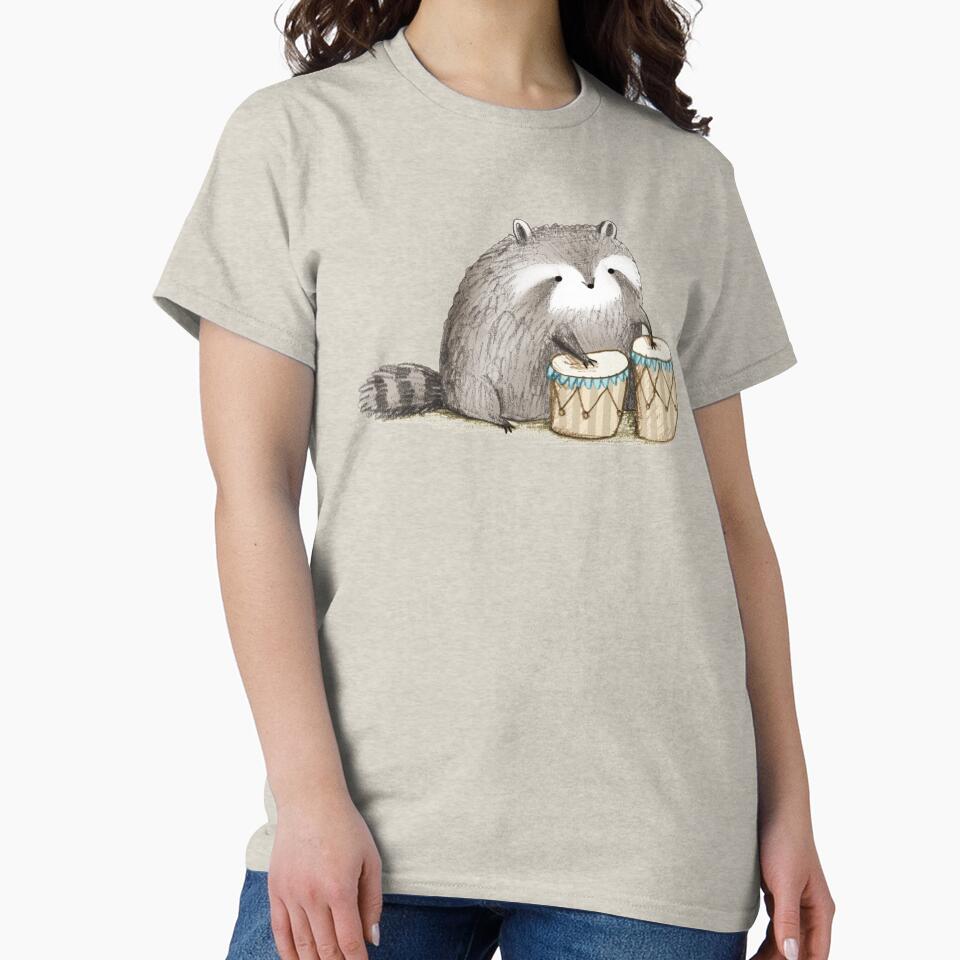 Raccoon on Bongos by SophieCorrigan