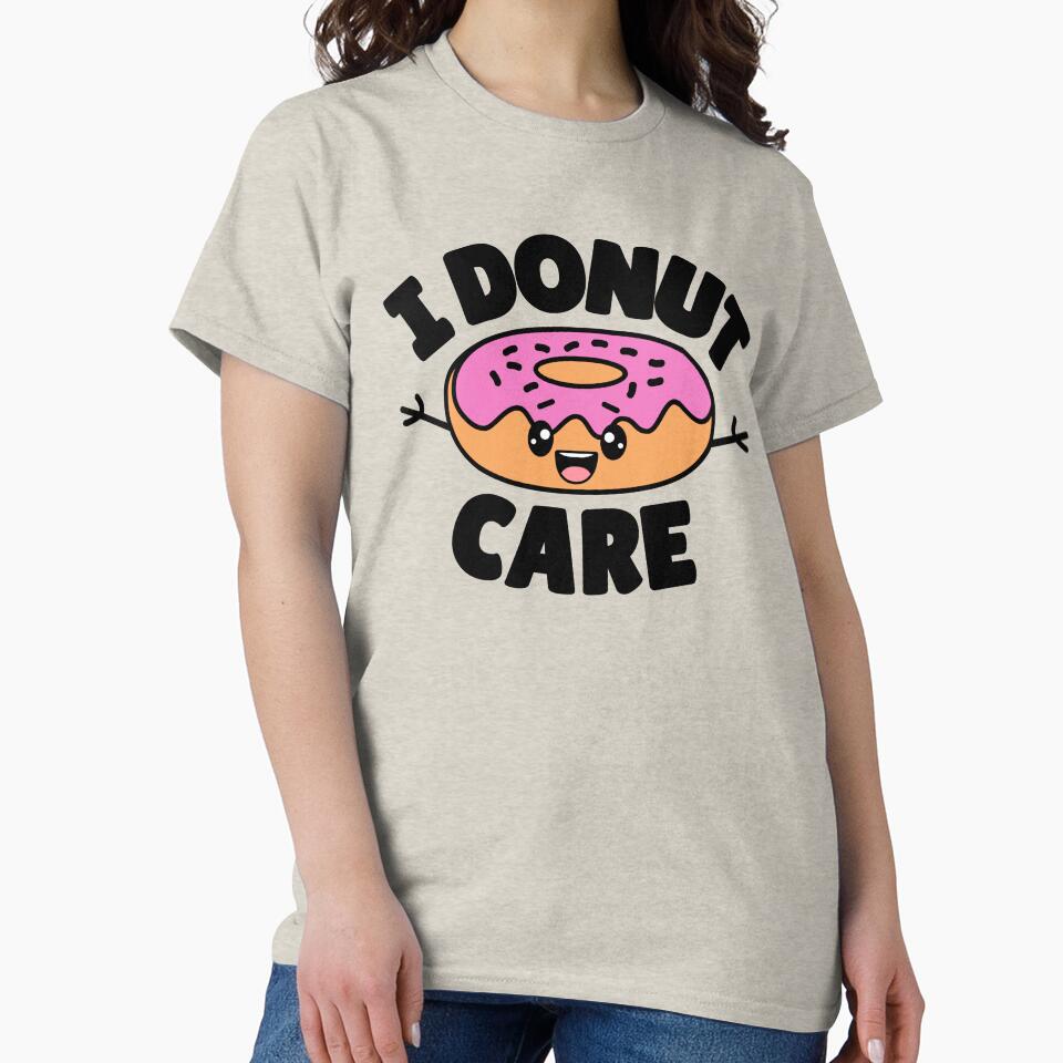 I Donut Care.Funny Donut Pun by aussieexplore